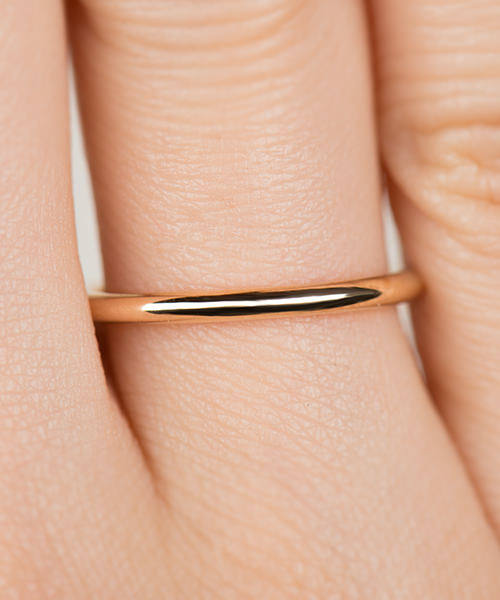 AURORA GRAN - 【現品のみWG16号】プレーンリング /(L) | GENTiL