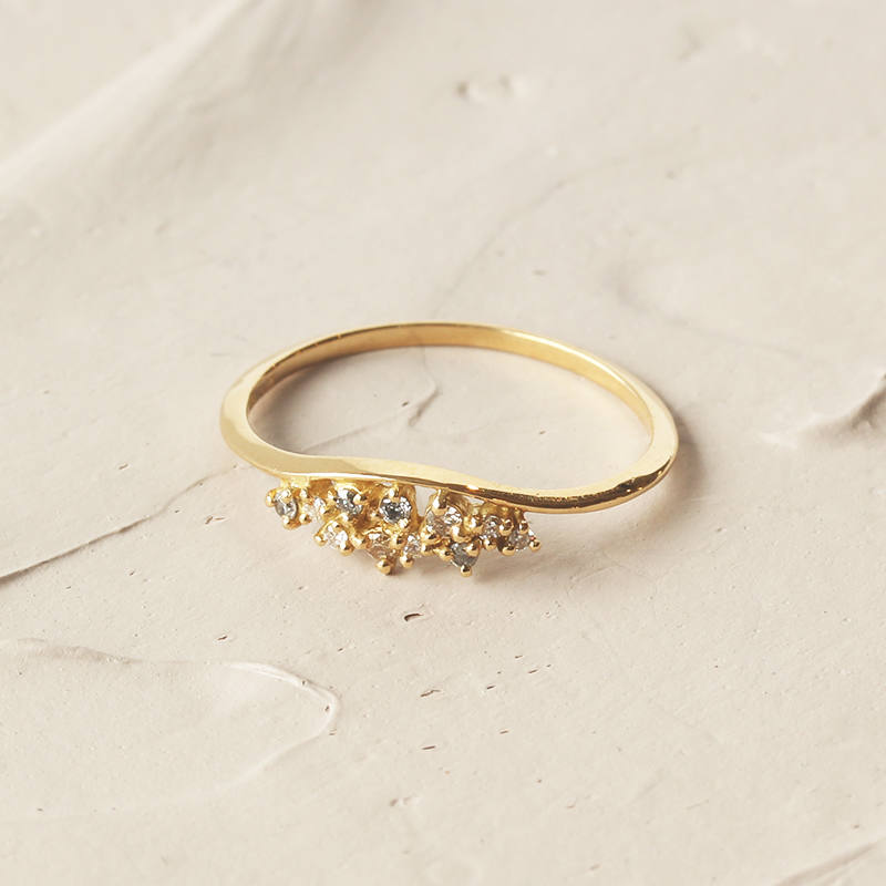 e.m. - 【11号即日発送可】マルチカラーダイヤモンドリング | GENTiL